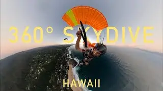 Skydive into paradise with me | 360 Degree Skydiving Experience