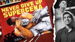 My Super Cena is Dead! I Drawn John Cena Tapped Out | Thank You John Cena - Work by Shubhom Dutta