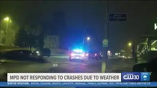 Memphis Police not responding to every crash in the snow under weather policy