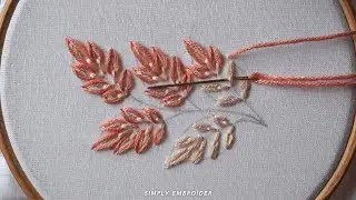 Wonderful Lazy Daisy stitch Embroidery For Beginners Step By Step Guide/Easy Simple Needle Work Tips