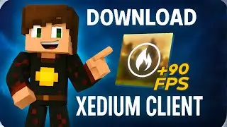 XEDIUM Client for MCPE 1.21+ | FPS Boost | No Lag | PvP Client for Minecraft PE | 2025