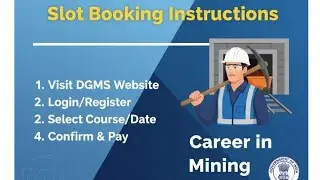 Slot booking instructions for DGMS| DGMS PATHSHALA | career in mining 