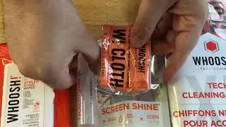 WHOOSH! Cleaning Wipes Screen Cleaning Kit & Large Microfiber Cloths Review 11-9-21