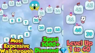 My Talking Angela 1 - 40 Level Up  | #Walkthrough #Android #IOS