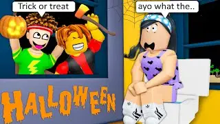 HALLOWEEN NIGHT TRICK 🎃 / ROBLOX Brookhaven 🏡RP - FUNNY MOMENTS