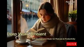 Deep Work Ambient | Soft Background Music for Podcast & Productivity  Office Deep Focus