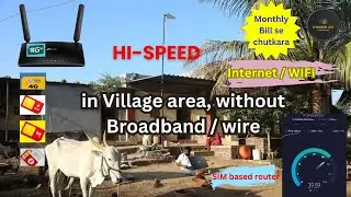 TP-LINK MR600, 4G+ Speed Test with LPDA antenna | Speed 80 Mbps +