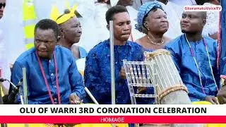 LIVE NOW: OLU OF WARRI 3RD CORONATION ANNIVERSARY CELEBRATION