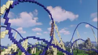 Europapark - Minecraft Blue Fire [Onride]