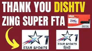 Zing Super FTA|Latest Update About Star Sports1 Hindi & Star Sports1 Channels!Big Surprise!