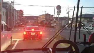 【CNG車の前面展望】阪急バス 池田市内線11系統 大阪国際空港→石橋北口