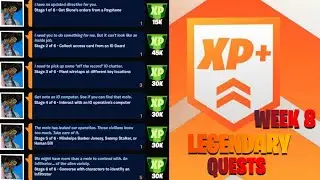 All Week 8 Legendary Quests Guide (Fortnite - Chapter 2 Season 7)