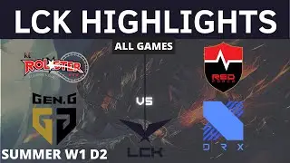KT vs. NS | GEN.G vs. DRX | All Games HIGHLIGHTS - Week 1 Day 2 | LCK Summer Split 2021