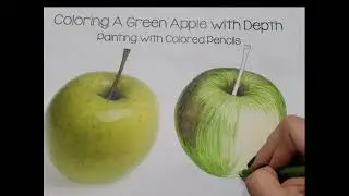 Learn How to Color Green Apple