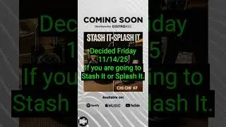 Stash It or Splash It? It's your money, do what you want. #newrapsong