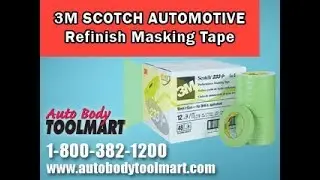 3M Scotch Automotive Refinish Masking Tape Informational Video