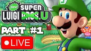 LIVE: New Super Luigi U &ndash; Episode 1 &ndash; Worlds (1-5) 100% (Wii U)