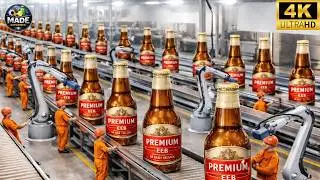 How Beer Is Produced | Made Explained | Inside a Modern Beer Factory (Full Process)