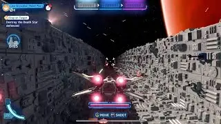 Lego Star Wars the Skywalker Saga Trench Run gameplay