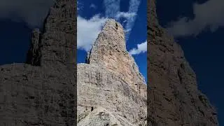 Amazing panoramic views of Drei Zinnen (Tre Cima) in the Dolomites