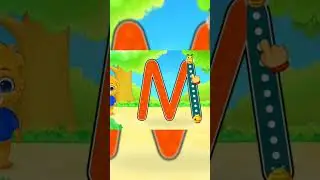 M FOR MANGO ABCD ALFABAD LEARNING NURSERY #KIDSF #alphabetflashcards #learningletters #lettersets