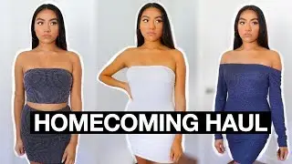 AFFORDABLE HOMECOMING DRESS IDEAS HAUL 2019! TRY-ON ♡