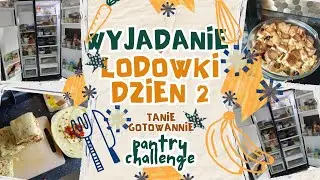 🥗Wyjadanie lodówki, trochę meal prep|👩‍🍳TANIE GOTOWANIE|  Dzień 2|🥬 Zero/Less waste