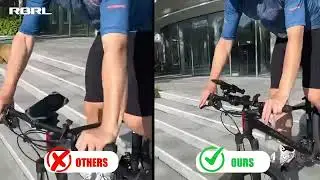 RBRL Bike Phone Holder Real Ride Test 🚴&zwj;♂️ | 1-Second Quick Lock & Zero Shake