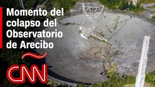Observatorio de Arecibo en Puerto Rico se derrumba antes de la demolición planificada