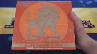 Pokemon Sun & Moon Elite Trainer Box Opening - Sun Version