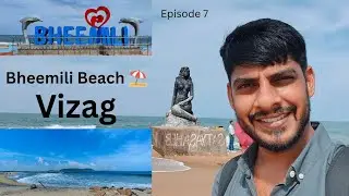 Bheemili Beach Vizag 🌊 | Hidden Beach Near Visakhapatnam | Andhra Pradesh Travel Vlog