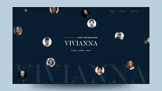 Creative Landing Page Design with Animation Using HTML, CSS, ANIME JS, Text Animation | Lettering js