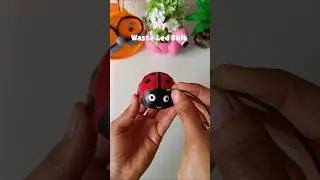 Waste Led Bulb ideas😱#diy #crafts #shorts #youtubeshorts