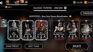 KLASSIC TOWER FATAL 200 BOSS BATTLE ROUND 5 GAMEPLAY + REWARD MK MOBILE #mkmobilegame