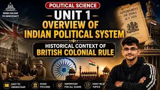 Unit 1 | Overview of Indian Political System | Historical Context of British Colonial Rule  |