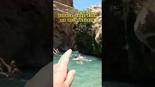 Wodospad Kourtaliotiko Kreta Grecja
