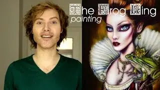 THE FROG KING | Oil Painting Tutorial by Pop-Surrealist Painter TIAGO AZEVEDO