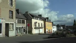 Driving Around 22160 Callac, C&ocirc;tes d'Armor, Brittany, France 25th May 2019