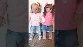 Reborn doll Sandie and SueSue besties #aliexpress #playwithreborn #playwithdolls #rebornroutine