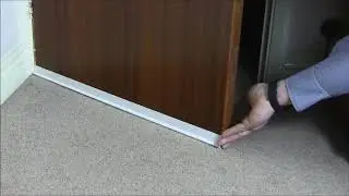 Door draught excluder, draft stopper, UK