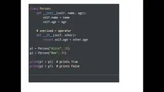 operator overloading in python
