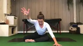 Stretch of the Week! 90/90 stretches for the hips and low back.