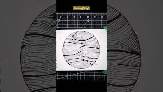 Zentangle Mindful art Pattern #shorts #zentangle #relaxingart #drawing #pattern #artmeditation #art