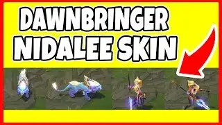 Nidalee Dawnbringer Skin Preview! BEST SKIN!! 😍😍