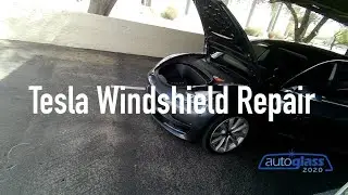 Windshield Replacement Complete on Tesla Vehicle in Chandler, Arizona