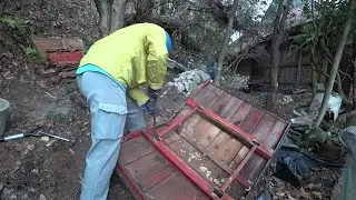 Nature Wonderland; continuing to destroy the main roof with a sledgehammer and nail puller 20260201