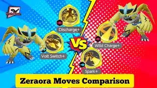 Zeraora Moves Comparison ⚡😺