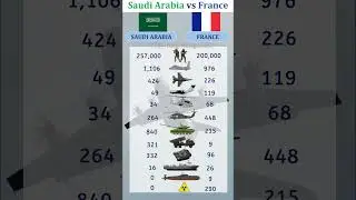 Saudi Arabia vs France Military Power Comparison