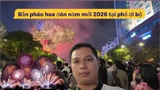 Đón năm Mới bắn pháo hoa tại phố đi bộ Nguyễn Huệ