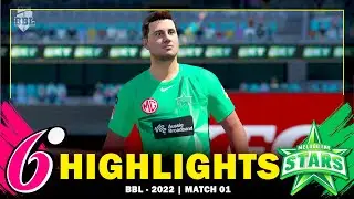 SYDNEY SIXER'S vs MELBOURN STARS | Match Highlights KFC BBL 2022-23 | 1st Match | SCG